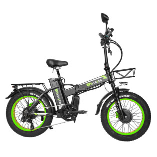 Электровелосипед Syccyba F10 Зеленые колеса
