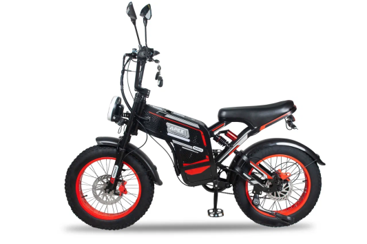 Электровелосипед Minako Apex красный 