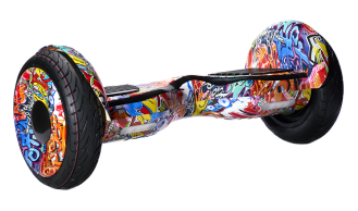 Гироскутер Smart Balance SUV New Premium 10.5 дюймов APP, анимэ/оранжевый граффити