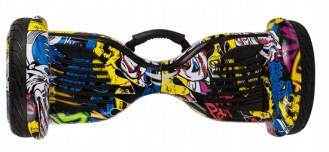 Гироскутер Smart GT PRO AQUA 10.5 APP, желтый граффити