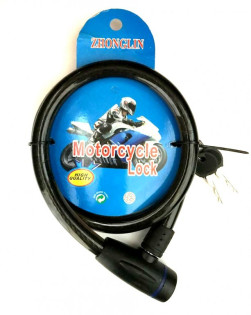 Замок противоугонный Lock MX 16х800 мм, черный